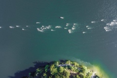 Schwimmerfeld von oben Hechtsee X-treme (c)Haun